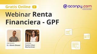 Webinar Renta Financiera [upl. by Petronia]