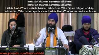 Jaap Sahib English Katha 3  Bhujang Prayat Chand 210 [upl. by Enerod]