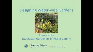 Designing Waterwise Gardens 062023 [upl. by Amol]