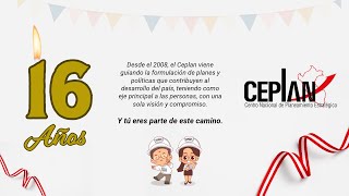 🎉 El Ceplan cumple 16 años 🎊 AniversarioCeplan [upl. by Poler]