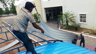 Roof Cooling Sheets Fitting TamiL [upl. by Yblok]