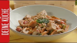 SüßkartoffelPasta mit Hähnchen amp Curry  REWE Deine Küche  Maggi [upl. by Spohr]