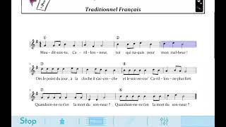 Maudit soistu Carillonneur  Traditionnel Francais  Collection Canons [upl. by Yeliw431]