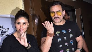 Kareena And Saif On A Movie Date To Watch Jawaani Jaaneman  LehrenTV [upl. by Ameerak]