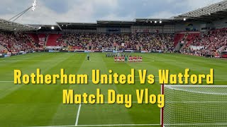 Rotherham United 11 Watford Vlog  202223 [upl. by Airolg1]