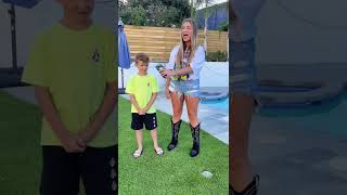 7 Year Old Gets Interviewed By His CRUSH 😱 shorts [upl. by Tiloine652]