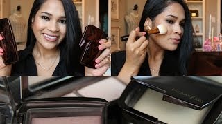 Hourglass Ambient Lighting Powders Review and Demonstration  MissLizHeart [upl. by Namyac]