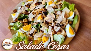 Salade César  Recette Facile et Rapide [upl. by Anselmi693]