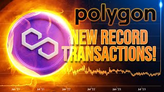 Polygon Transactions Skyrocket To Record High🚀MATIC Update🔥 [upl. by Allehcim]