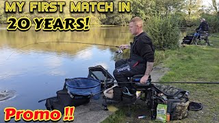 MY FIRST COARSE FISHING MATCH IN 20 YEARS  A little teaser for you all PROMO [upl. by Ainad]