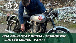 Classic Motorcycle Workshop Vlog 27  1959 BSA Gold Star DBD34  teardown  pt 15 [upl. by Howlan]