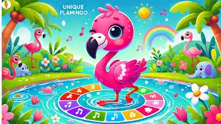 Unique Flamingo  Joyful Kids Song About Animal  Cuteni Song For Kids  Animal songs all [upl. by Asilehc429]