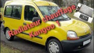 تغير المبدل الحراري changement radiateur chauffage Kangoo 1 [upl. by Bathsheeb591]