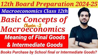 Meaning of Final Goods Meaning of Intermediate Goods Final Goods vs Intermediate Goods [upl. by Ahseekal]