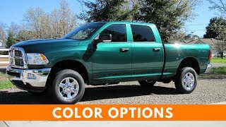 2018 ram 1500 Color Options [upl. by Adnovahs]