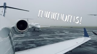 4K  Pilots View  Breaking Out at Minimums at Nantucket [upl. by Aleafar]