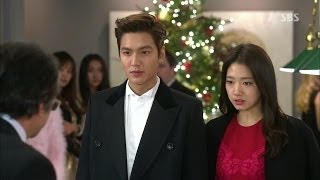 이민호 박신혜 손잡고 파티 참석 상속자들 19회 [upl. by Shinberg]