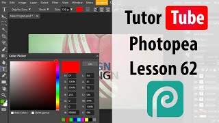 Photopea  Lesson 62  Free Transform [upl. by Sitelc]