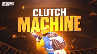 CLUTCH MACHINE  SMOOTH AND 90 FPS  POCO X6 PRO  BGMI MONTAGE  LOC GAMER [upl. by Acsehcnarf427]