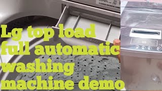 lg washing machine demo  fully automatic washing machine demo trending washing video tecnician [upl. by Tennes]