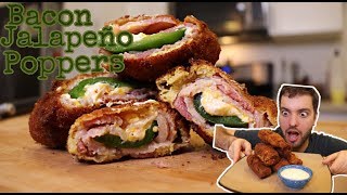 Bacon Jalapeno Poppers Recipe [upl. by Nalim915]