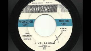 Jon Hendricks  Jive Samba [upl. by Ditmore]