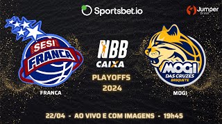 NBB Playoffs  FRANCA x MOGI  Ao vivo e com imagens  22042024 [upl. by Emil]