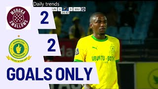 Moroka Swallows vs Mamelodi Sundowns  Dstv premiership league Highlights [upl. by Latona]