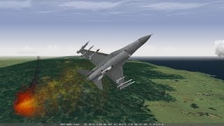 Falcon 40 Allied Force  Training Missions  Mission 13  Air to Air  Radar Modes [upl. by Yevrah351]