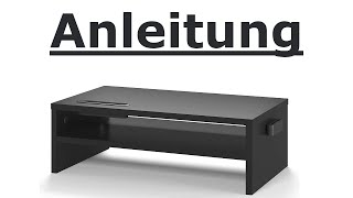 BONTEC Monitorständer Aufbauanleitung [upl. by Giffy]