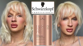 Bleaching My Hair Schwarzkopf Blondme [upl. by Erhard79]