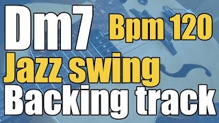 Dorian Jazz Swing Backing Track  D minor seventh  120 Bpm [upl. by Miarfe127]