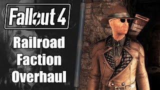 Fallout 4 Mod Bundle Railroad Faction Overhaul [upl. by Herson605]