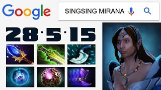 I GOOGLED SINGSING MIRANA ◄ SingSing Dota 2 Highlights [upl. by Noami]