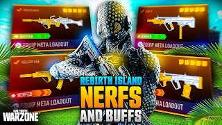 TOP META Loadout NERFS and BUFFS REBIRTH ISLAND [upl. by Charry]