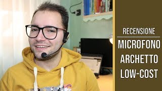 Il miglior microfono ad archetto wireless LOWCOST recensione [upl. by Arabeila391]