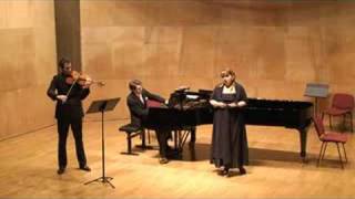 Johannes Brahms quotGestillte Sehnsuchtquot Marina Zviadadze [upl. by Ayrotal]