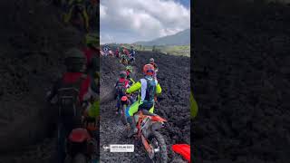 Dirt Bike race at Volcano [upl. by Akimot]