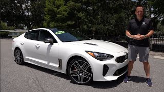 Is the 2023 Kia Stinger GT a BETTER luxury sedan than a Mercedes AMG C43 [upl. by Assiron]