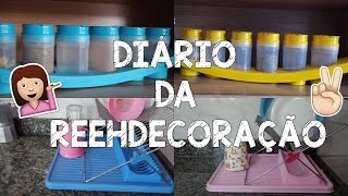 REEHDECORANDO A COZINHA GASTANDO POUCO Reehdecora [upl. by Seaddon]