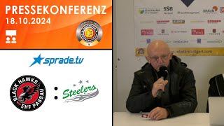 18102024  Pressekonferenz  Stuttgart Rebels vs Deggendorfer SC [upl. by Heindrick]