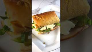 How to make an easy turkey sandwich l Turkey breast sandwich recipe with leftovers [upl. by Deach]