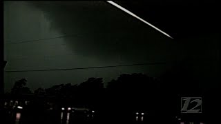 WXII coverage from 1998 Clemmons NC tornado day after [upl. by Pyne]