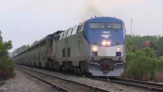 A late Amtrak P05326 slowly passes Savannah GA 32724 [upl. by Niveg]