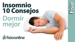 10 consejos para DORMIR BIEN😴😴 y mejorar el insomnio 😱😱 [upl. by Magdau608]