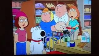 Family Guy Brian peeing in a supermarket [upl. by Yuh]