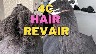 How to RevAir on 4c Hair  Plus 6 Month Sew In BACKFIRES Highly Requested [upl. by Wareing151]