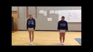 IHS cheer tryout dance with music [upl. by Natalina]