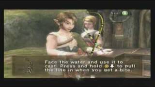 Lets Play TLoZ Twilight Princess Part 2 Cradle of Fish [upl. by Nirik]