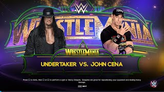 FULL MATCH — The Undertaker vs John Cena WrestleMania 34 [upl. by Ennavoj]